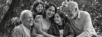 A family spending time together